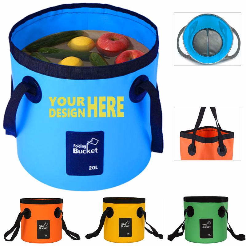 20L Foldable Portable Handheld Multi-Purpose Bucket