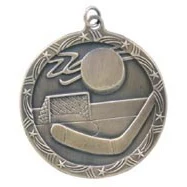 Hockey Shooting Star Medal, 2 1/2" 1