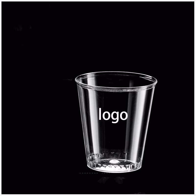 Premium Transparent Hard Plastic Cup for Airline Use