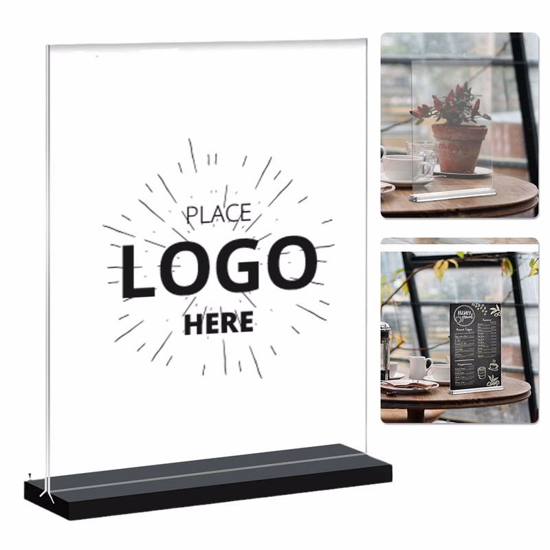 Stand Table Top Sign