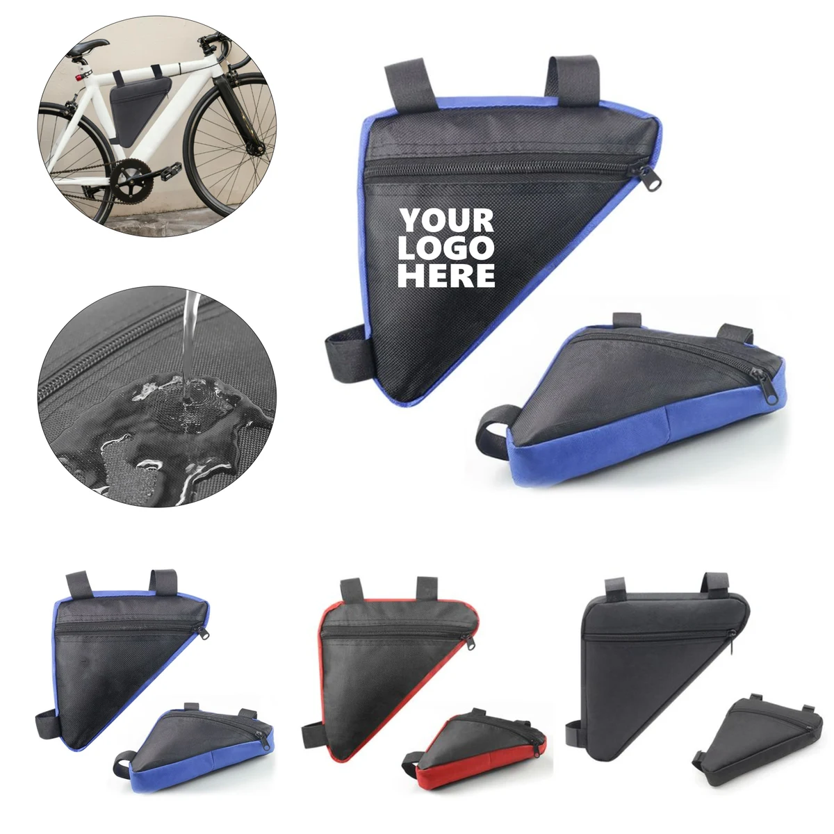 Triangle Mountain Bike Frame Bag - Waterproof Bicycle Pouch 1