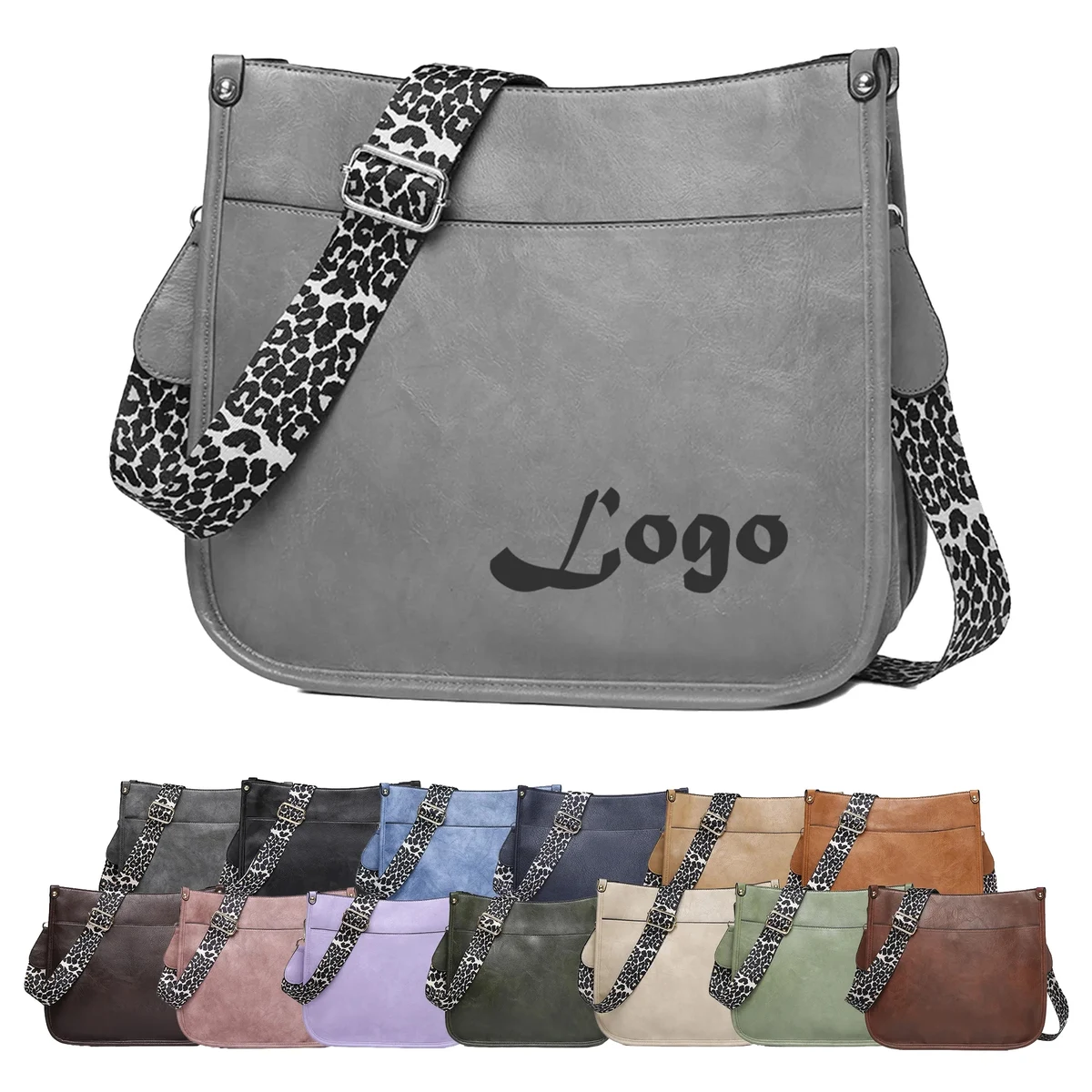 Crossbody PU Leather Bag 1
