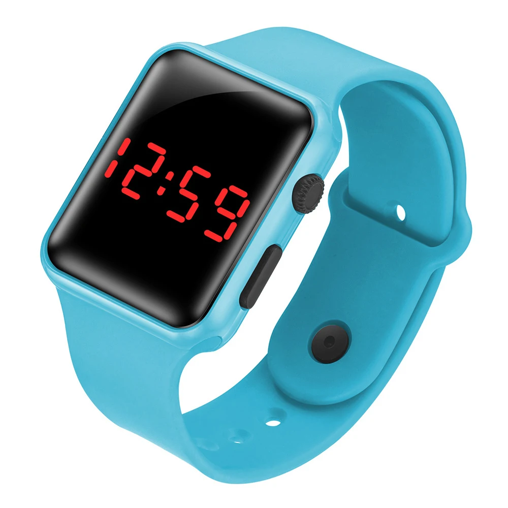 Children LED silicone electronic watch 1
