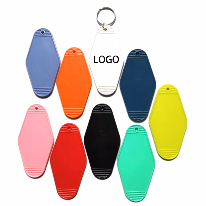 Full Color Plastic Diamond Luggage Keychain