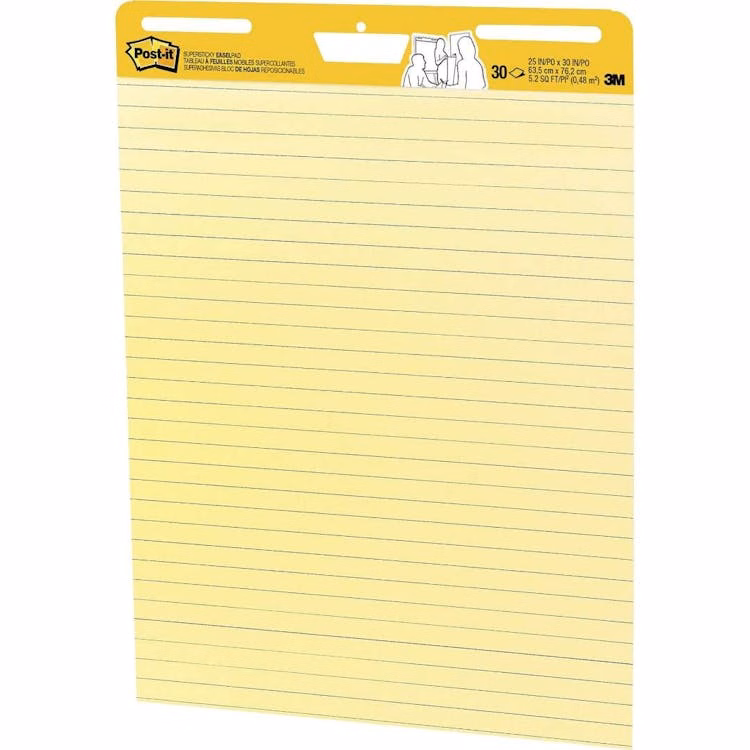 Post-It Super Sticky Easel Pads - Yellow 25" x 30"
