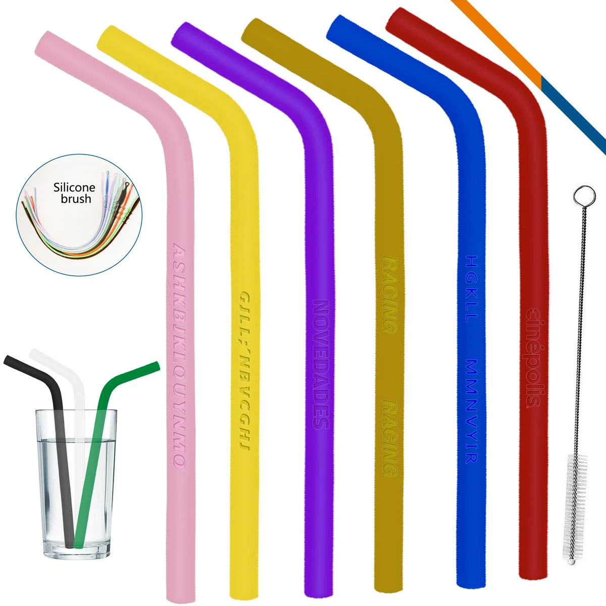 Prague Silicone Straw 1