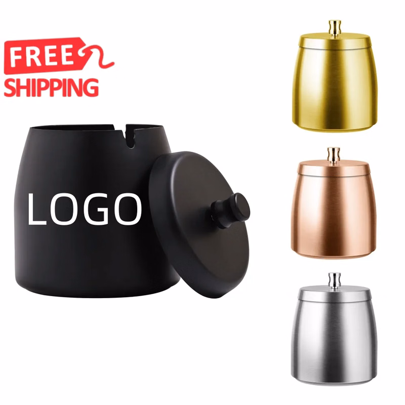 Windproof Cigar Ashtray with Lid