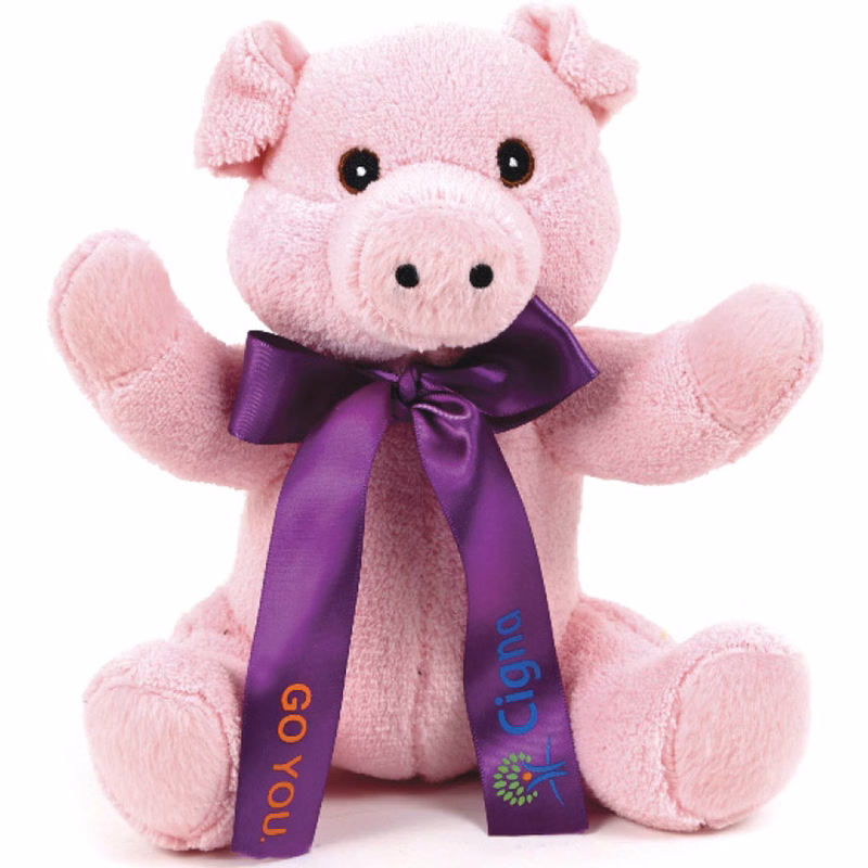 10" Extra Soft Furry Friend- Pig