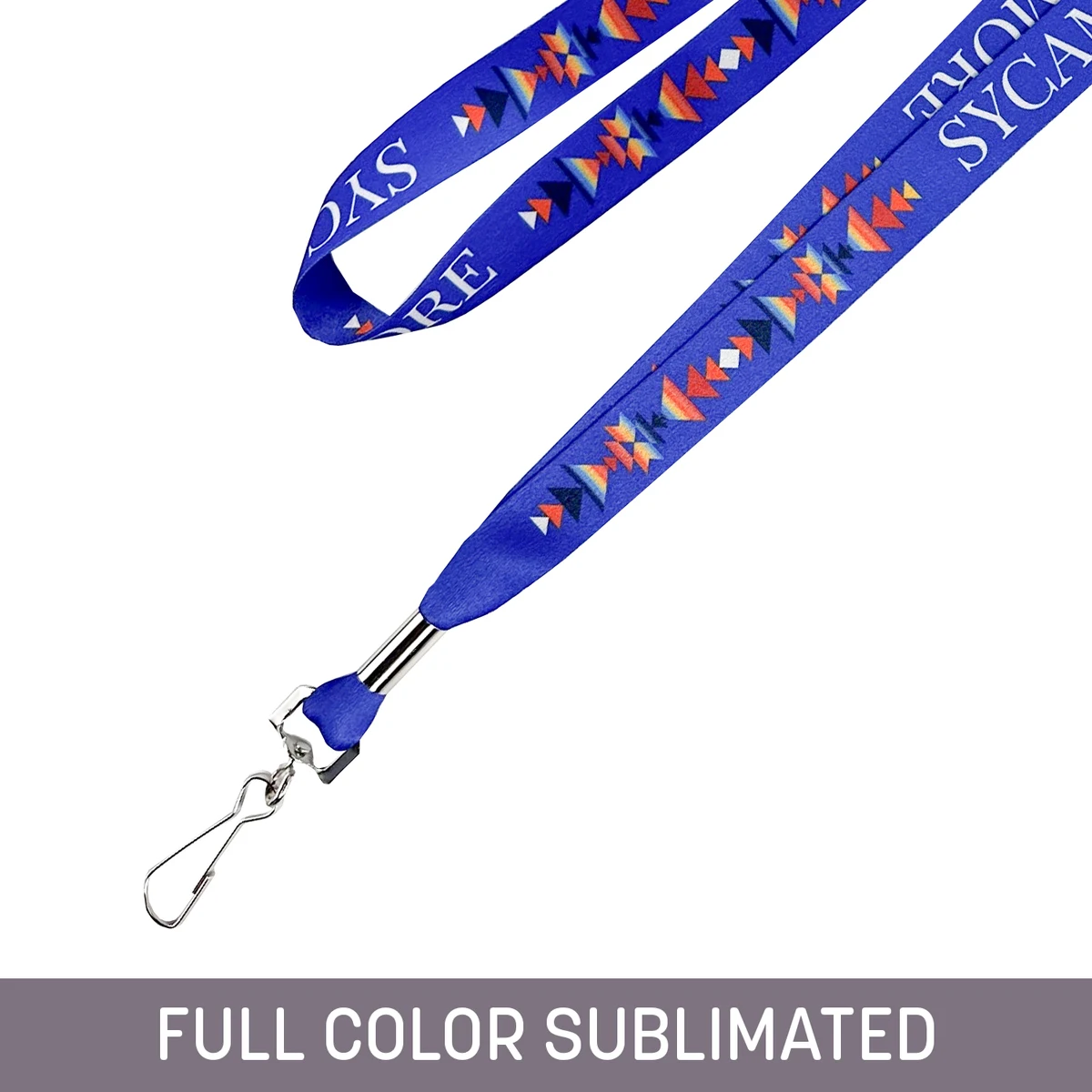 3/4" Full Color Sublimated Lanyard w/ Swivel Snap 1