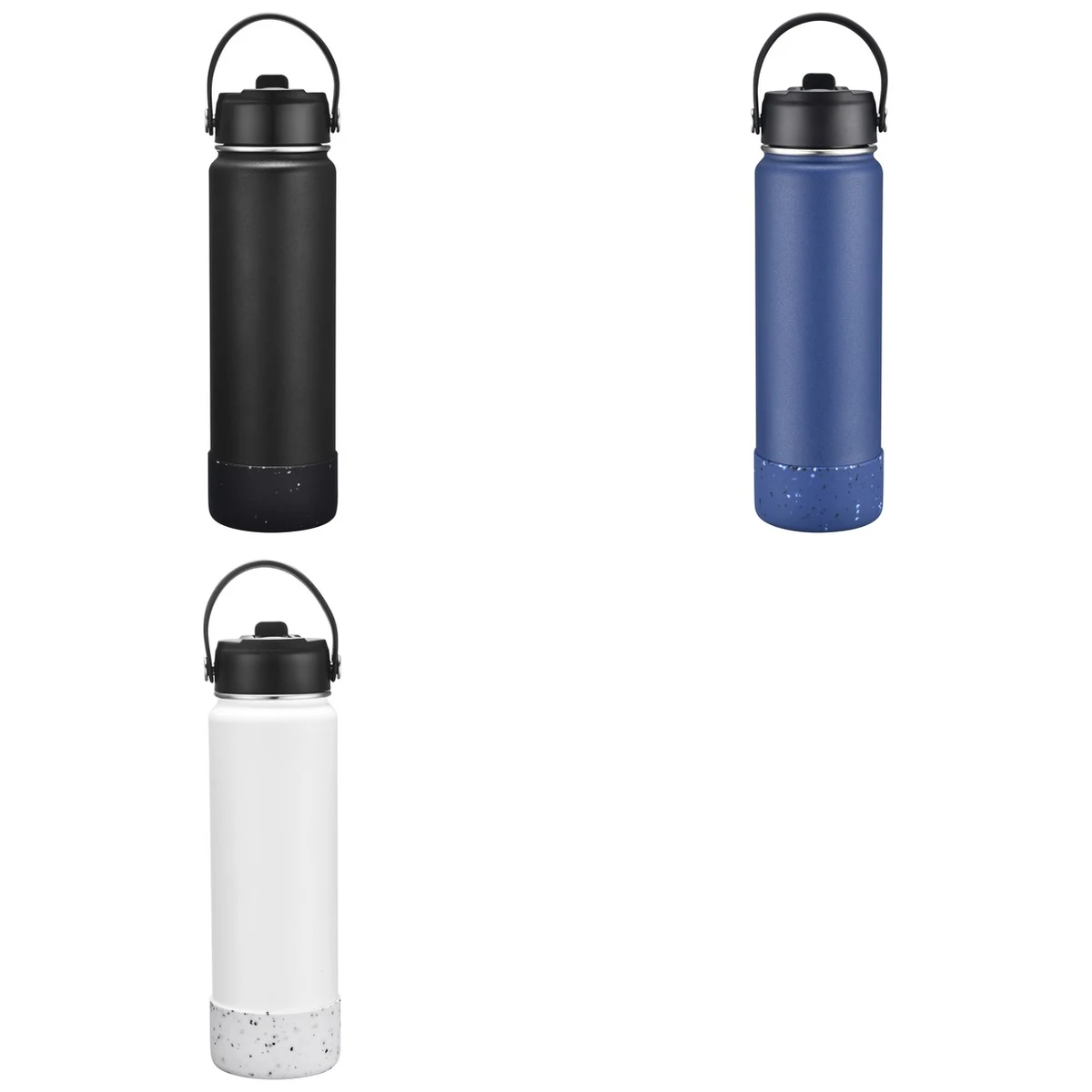 Endura 27 oz Vacuum Water Bottle with Silicone Bottom, custom water bottle with logo imprint 1