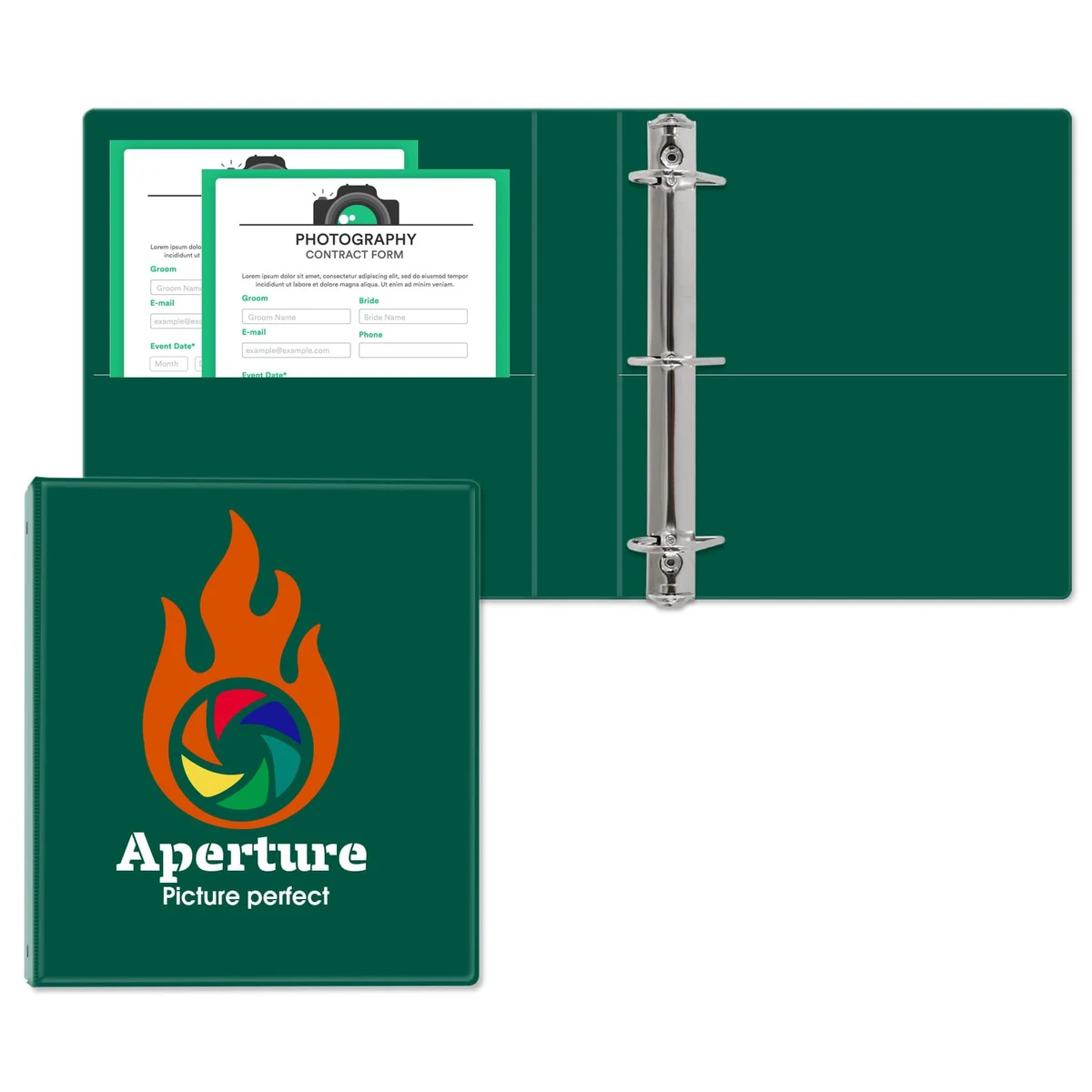 1 1/2" Classic Angle D Ring Binder 1