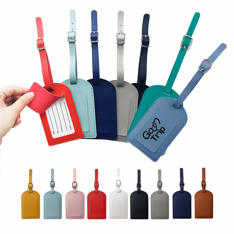 Leather Strap Printing Signature Paper Luggage Tag