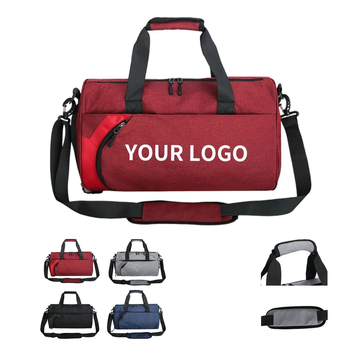 Portable Nylon Fitness Bag for Sports or Short Trips 1