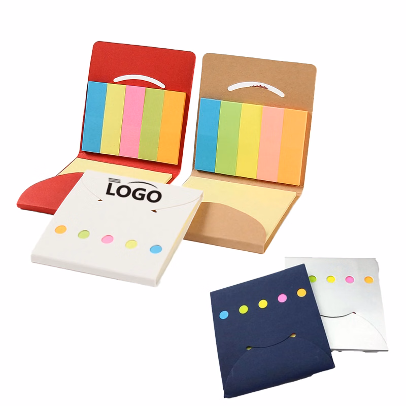 Multi-functional Semi-Adhesive Note Stickers Memo