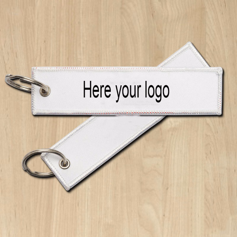 Woven Fabric Key Tag/Key Chain