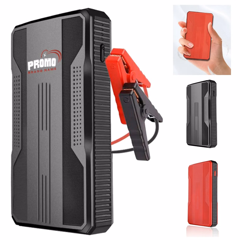 Car Jump Starter Jumper Cables Auto Battery Pack Box W/ Led