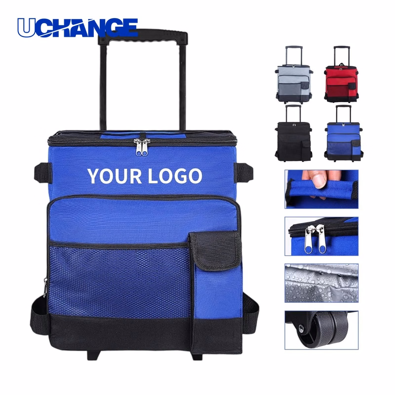 Leakproof Collapsible Wheeled Cooler Bag