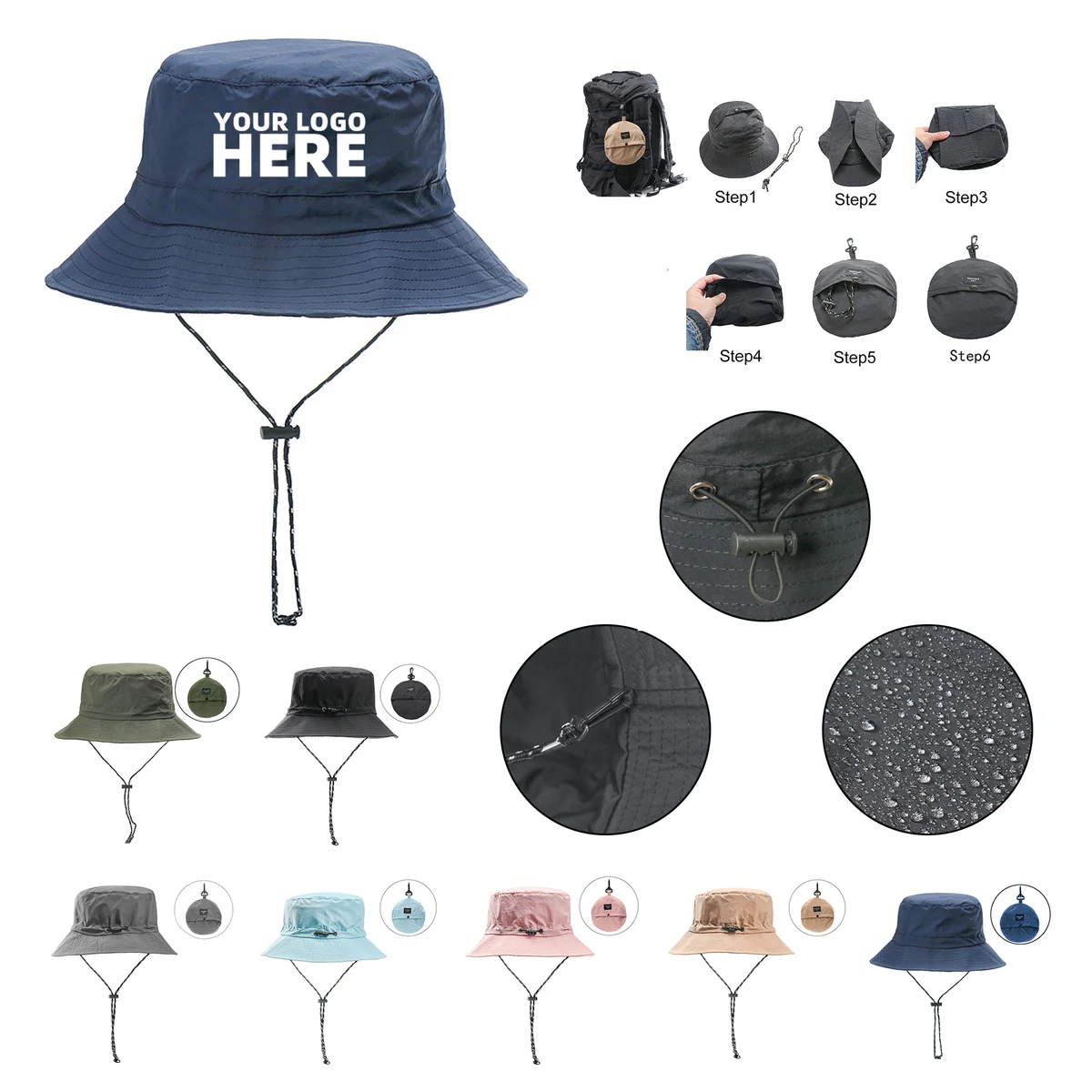 Womens UV Protection Foldable Sun Hat 1