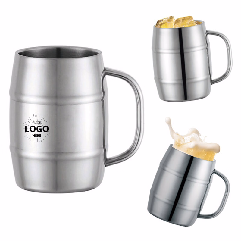 Stainless Steel Custom Beer Mug
