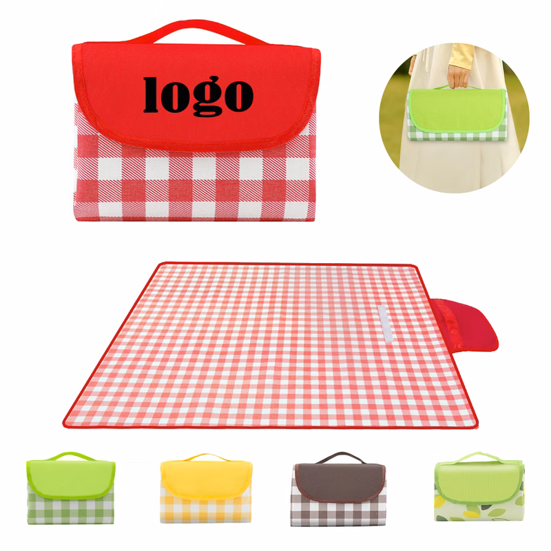 Oxford Picnic Outdoor Waterproof Foldable Blanket For Beach MOQ50