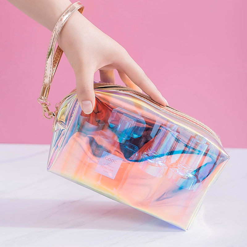 TPU Holographic Laser Makeup Bag