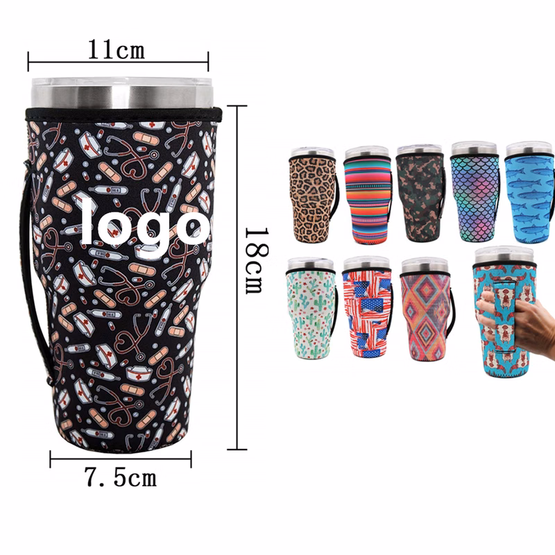 Coffee Cup Insulated Sleeve Cover Holder w/Handle