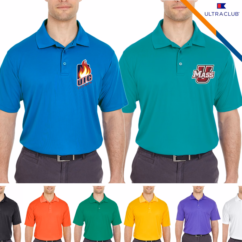 Ultra Club® Men's Cool & Dry Polo Shirt