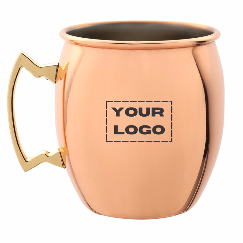 Copper Blend Stainless Moscow Mugs, 16 oz.