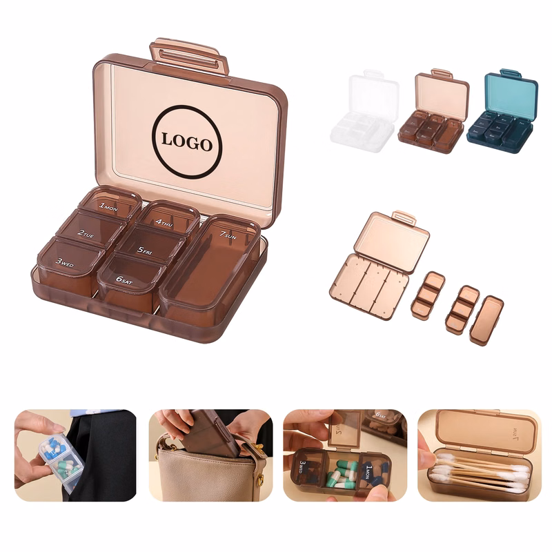 Fashionable Transparent Pill Box