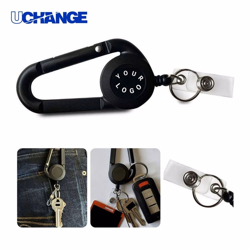 Retractable Badge Clip ABS for Outdoor Use