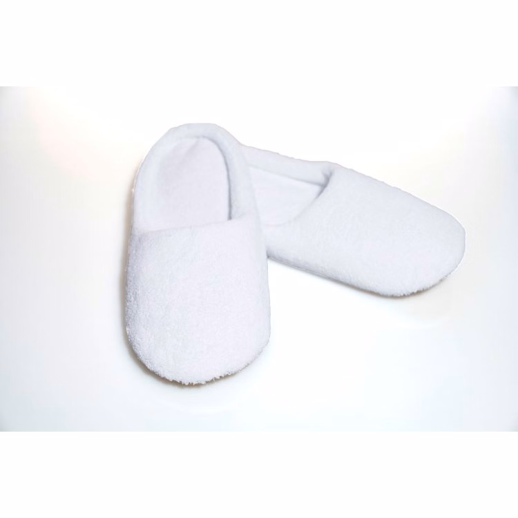 Women's Closed Toe Slip on Micro Terry Slipper