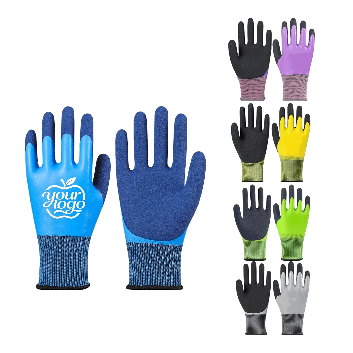 Heavy-Duty Anti-Slip Rubber Gloves 1