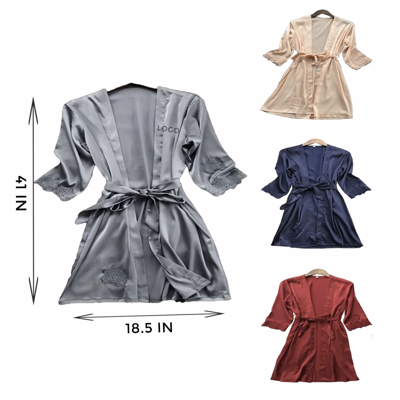 MOQ 10 PCS Silk Pajamas