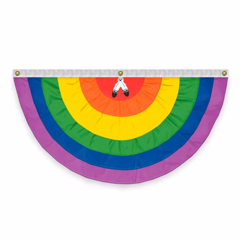 Two-Spirit Pleated Full Fan