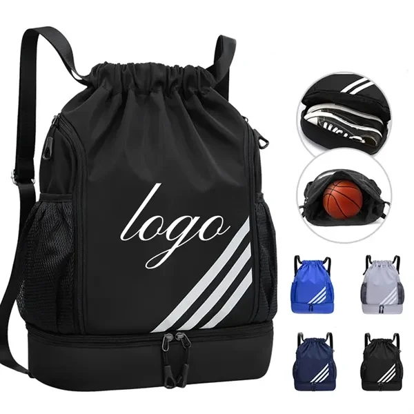 Drawstring Soccer Backpack for Work, School and Travel 1