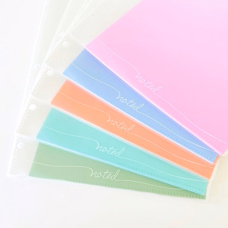 6 Pocket Organizers - 5 Colors Poly
