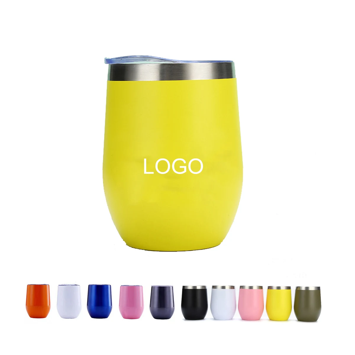 12oz Stainless Steel Wine Goblet 1