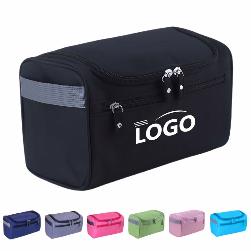 Men's waterproof large capacity side handle toiletry bag