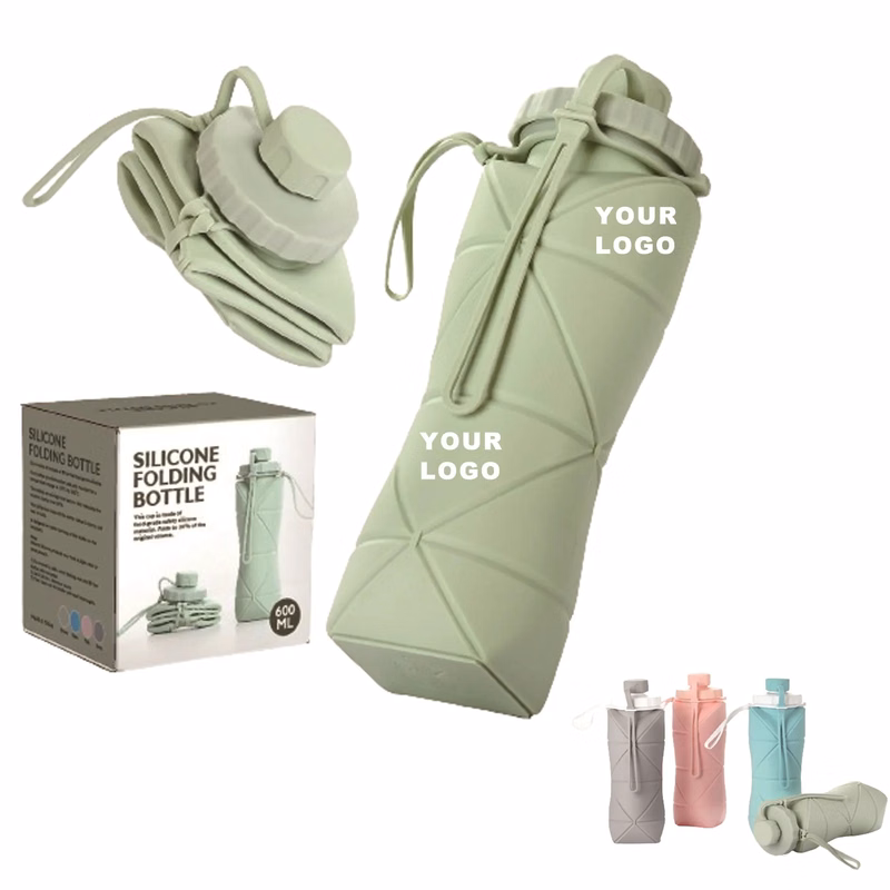 Portable Silicone Collapsible Water Bottle