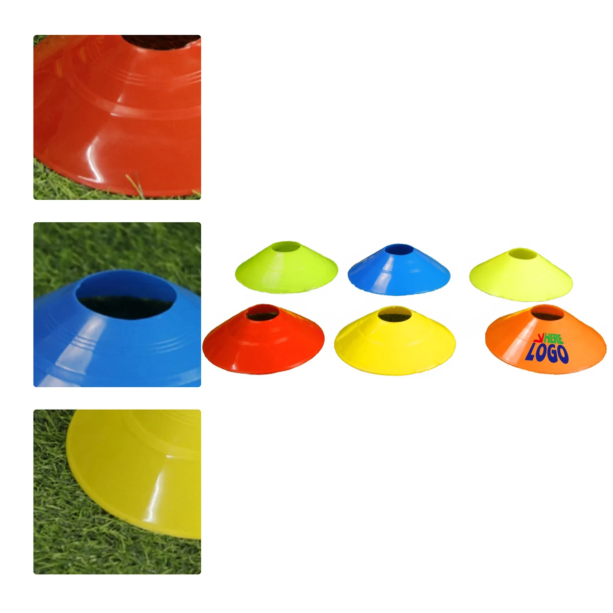 MOQ 50 Agility Training Cones for Soccer and Basketball 1