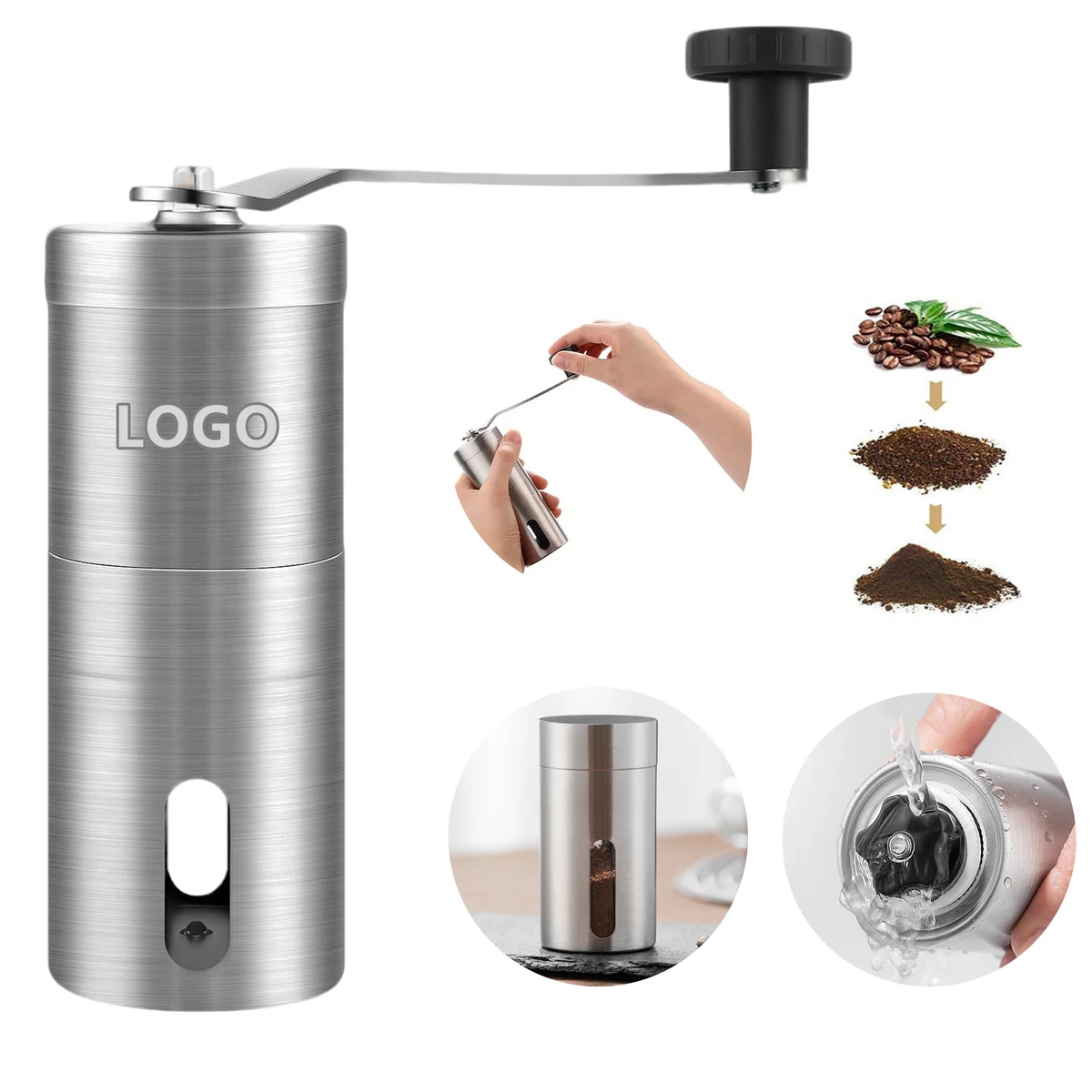 Manual Coffee Mill Stainless Ceramic 1