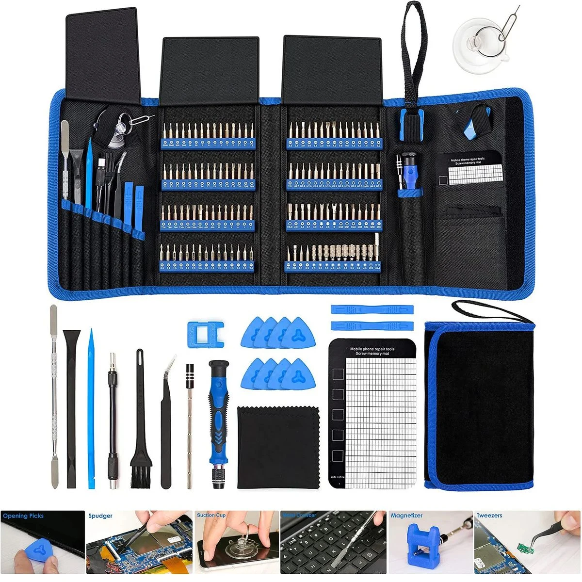 142 Piece Electronics Precision Screwdriver Sets 1