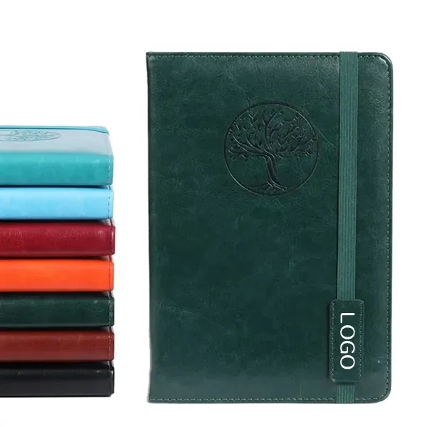 Vintage Elegance Leather Notebook with A5 Size 1