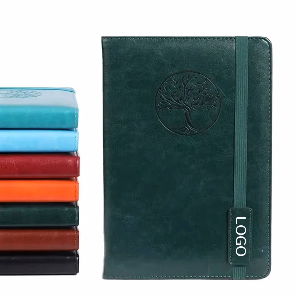 Vintage Elegance Leather Notebook with A5 Size