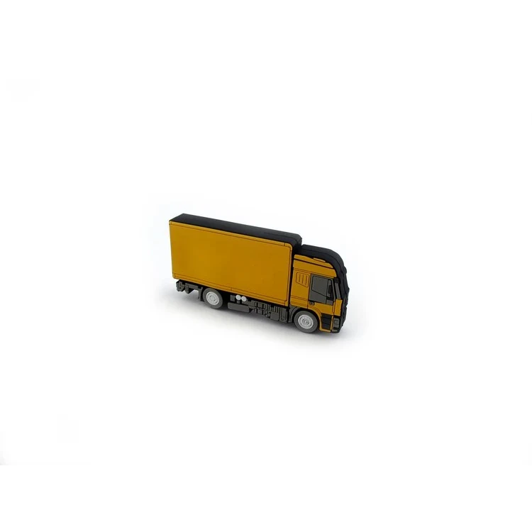 2GB PVC13 Yellow Truck USB Drive 1