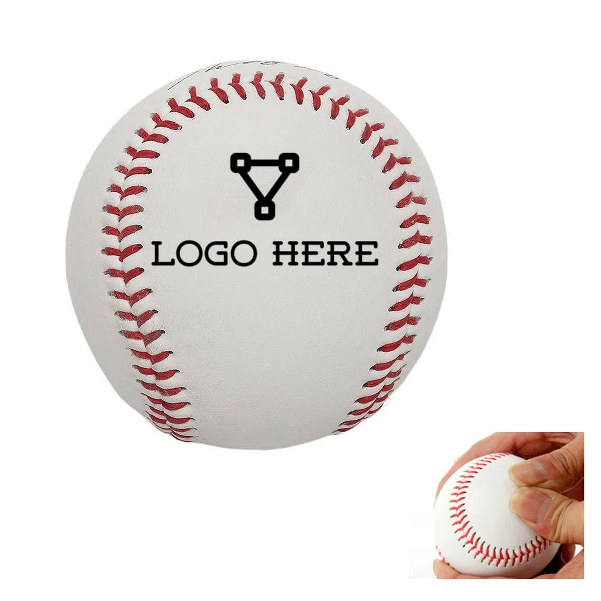 Premium Durable Cowhide Wool Core Practice Baseball 1