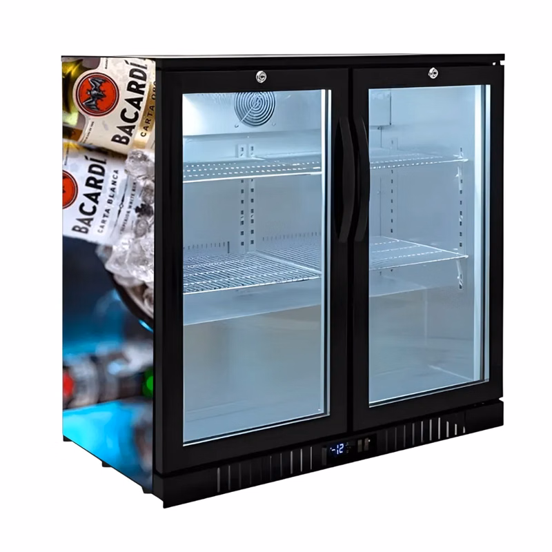 210L 2-Door Back Bar Freezer as Glass Froster