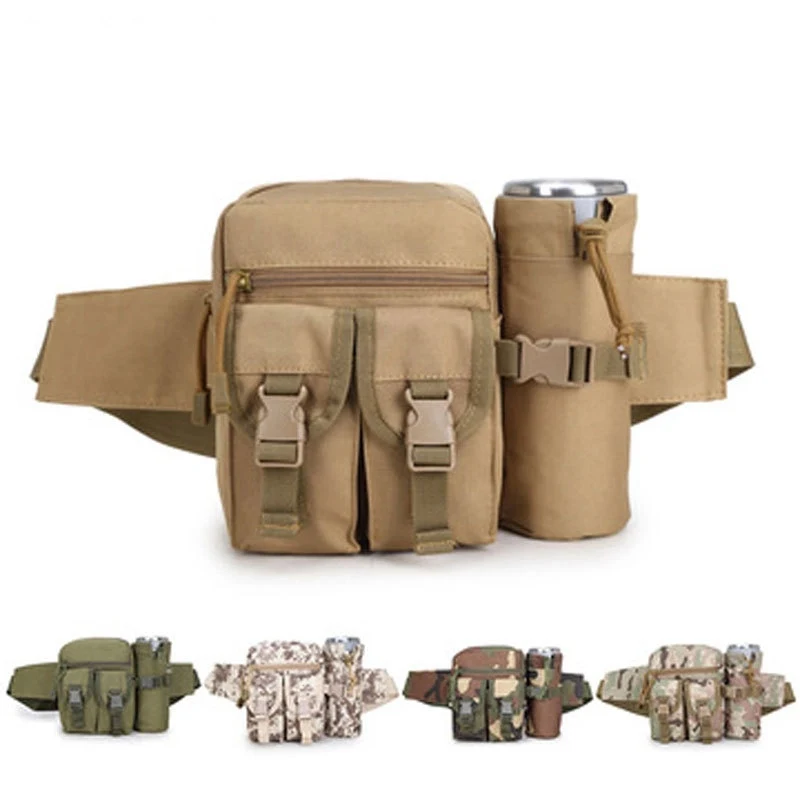 Tactical Fanny Pack Waist Bag With Water Bottle Pocket Holde 1