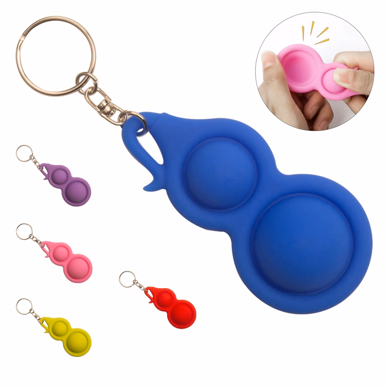 Dimple Gourd Shape Key Chain Fidget Toy