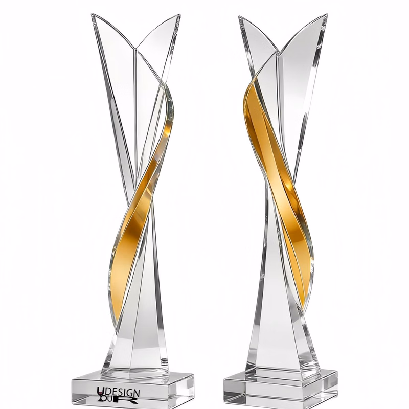 Elegance Crystal Award Trophy